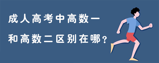 成考高数一和高数二的区别